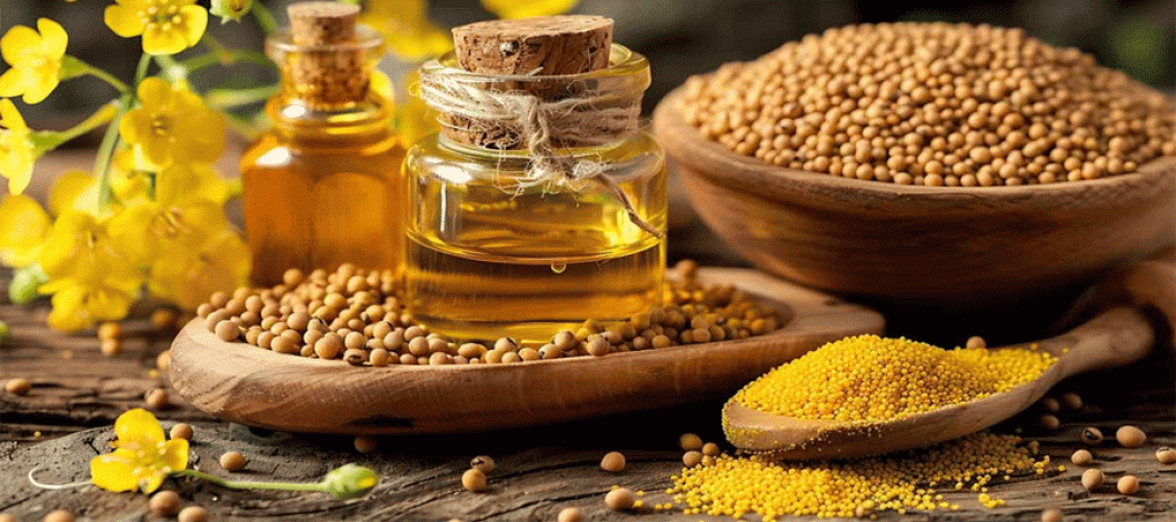 Mustard oil of various qualities