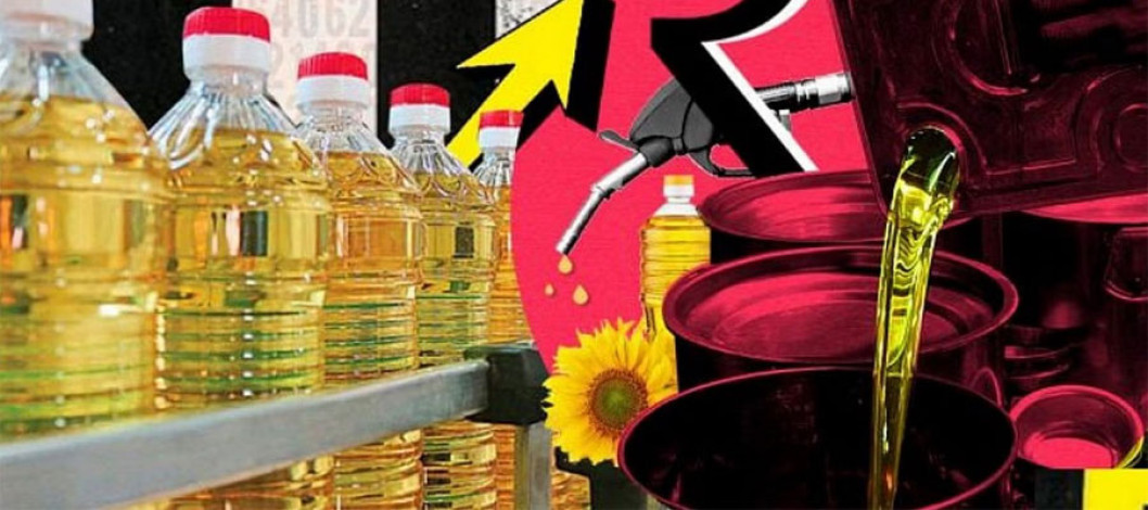 Edible oil imports fell by 15% in March